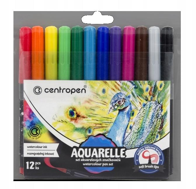 Centropen 8683 12 color watercolor markers