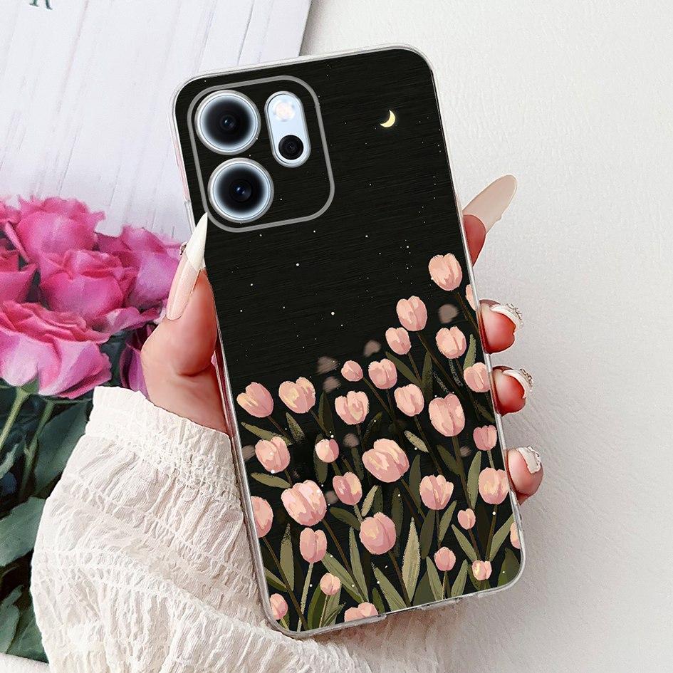 For Cover OPPO Reno 14F 2025 Case Reno14F Popular Bamboo Bowknot Soft Silicone Clear TPU Bumper For OPPO Reno14 F CPH2743 Shells