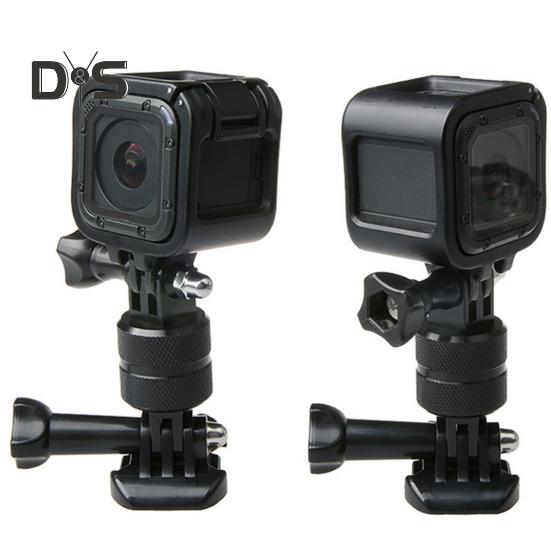 Vertical Stand Extension Arm Aluminum 360-Degree Rotation Camera Mount Vertical Metal Swivel Tripod Adapter for Gopro Hero12/11