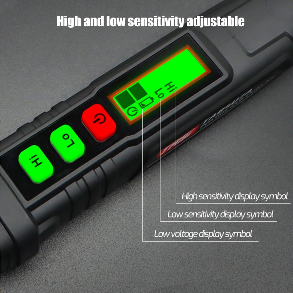 Портативный детектор газа, ручка-детектор утечек с визуальным и звуковым сигналом тревоги