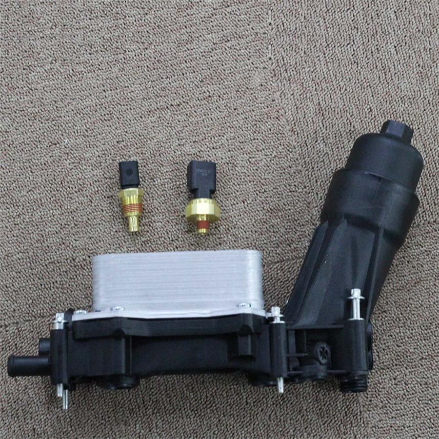 Car Oil Cooler Filter Adapter Housing For 14-17 Jeep Chrysler Dodge 3.6L Engine
