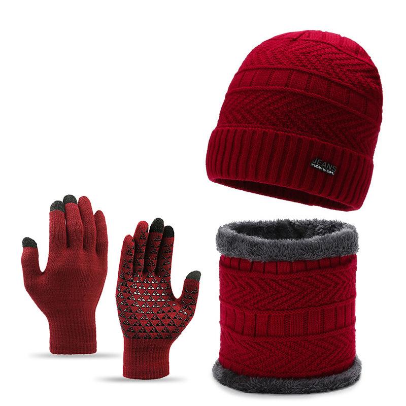 Зимняя вязаная шапка Spot, мужская, теплая и холодная, для защиты шеи, двухкомпонентная, женская, для езды на велосипеде, утолщенная шерстяная шапка