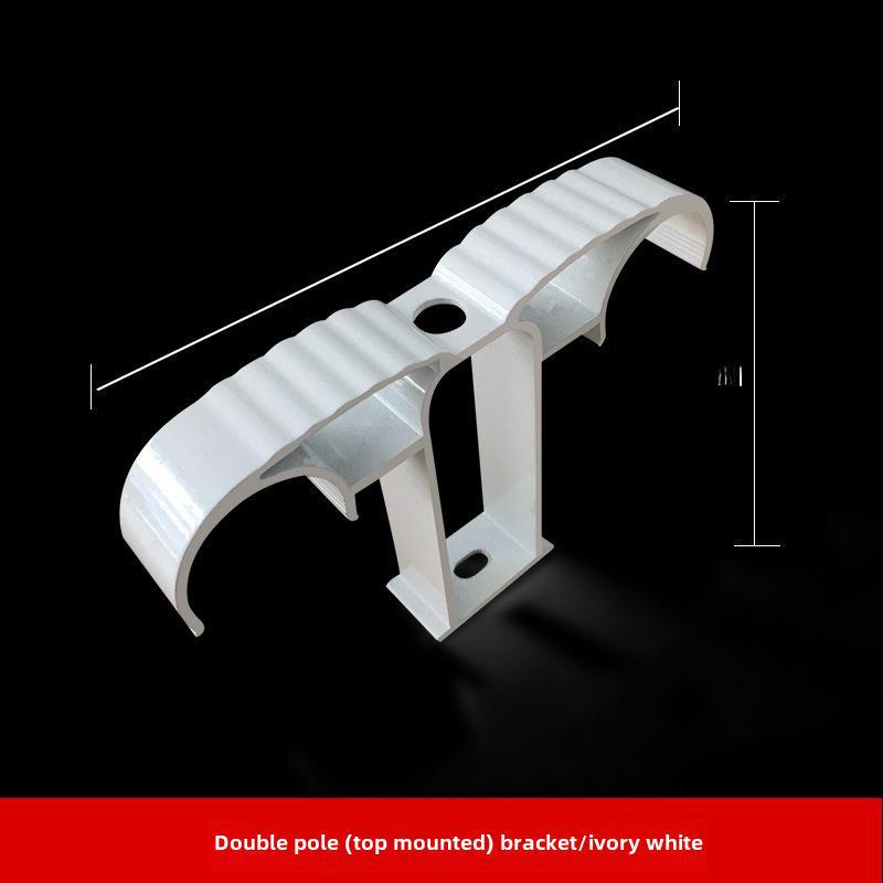 Комплект кронштейнов для римского карниза - основание из алюминиевого сплава, три цвета