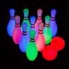 12Pcs Kids Bowling Set | Light Up Bowling Pins Toy Set For Kids Toddler Indoor & Outdoor Games | Includes 10 Pins And 2 Balls, Height 7.87inch