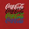 Coca-Cola Unisex Adult Repeat Logo T-Shirt