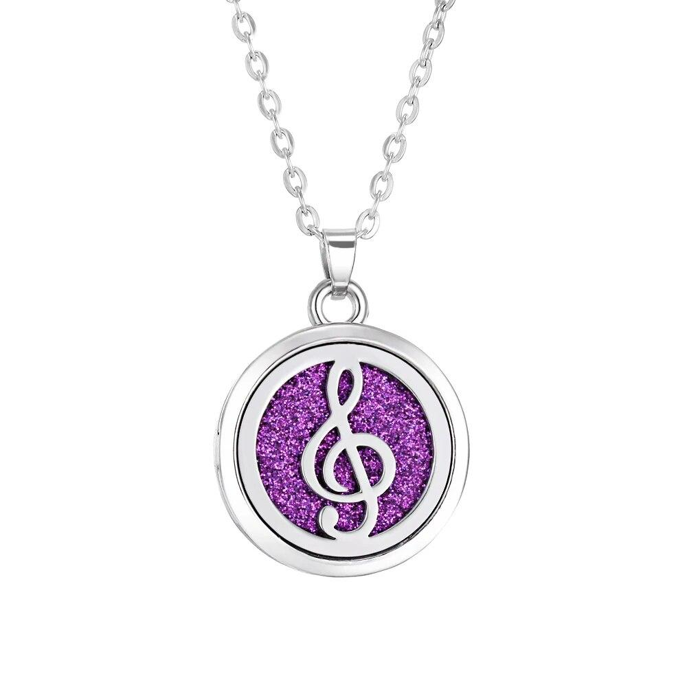 Tree of Life Alloy Stainless Steel Locket Pendant Aroma Diffuser Necklace