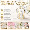 10pcs Vase Shape Party Gift Box Hot Stamped PVC Gift Box Gift Packaging Box  Birthday Gift