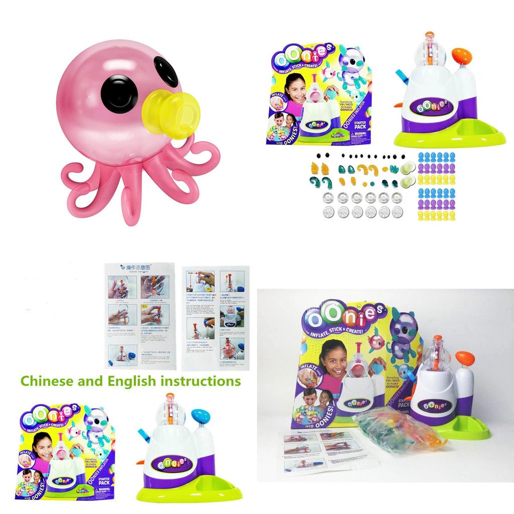 Oonies Refill Pack Sticky Ball Bubble Inflator Kids Diy Educational Toy