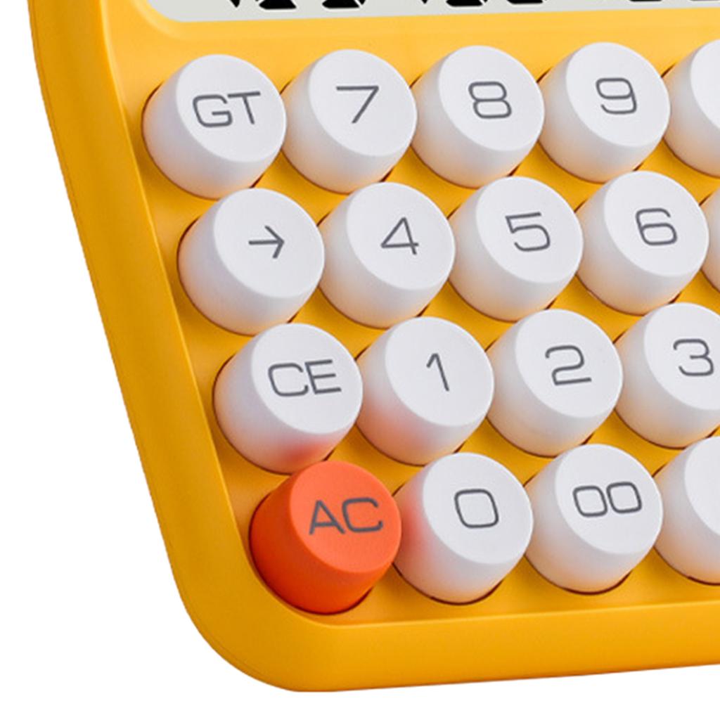 12 Digit Calculator Large LCD Display Big Button Standard Mechanical Switch Calculator for Office Sc