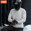 Мужская мотоциклетная куртка FEHER с вентилируемой сеткой, износостойкая, с защитной экипировкой