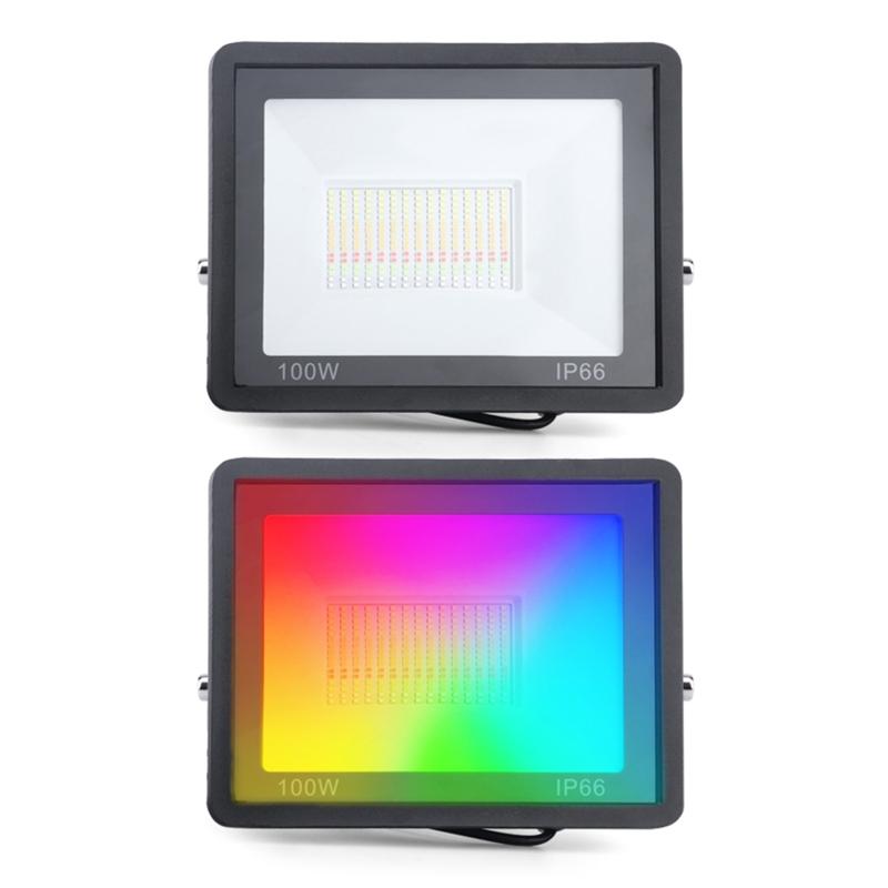 Tuya LED для Умного Прожектора Наружного Освещения 220В 30Вт/50Вт/100Вт RGB Диммируемый Теплый Холодный Белый Освещение Интеллектуальный Li