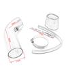 3'' inch 76mm Universal Aluminum car Air Intake Pipe kit Pipes Cold Air Intake System Duct Tube Kit Air filter