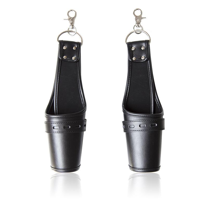 Artificial Leather Shackles Door Chastity Lock Sex Handcuffs BDSM Bondage Restraints Adult Use Made China/Guangxi