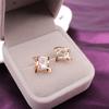 Fashion Ladies Ear Jewelry Square Cute All-match Earrings