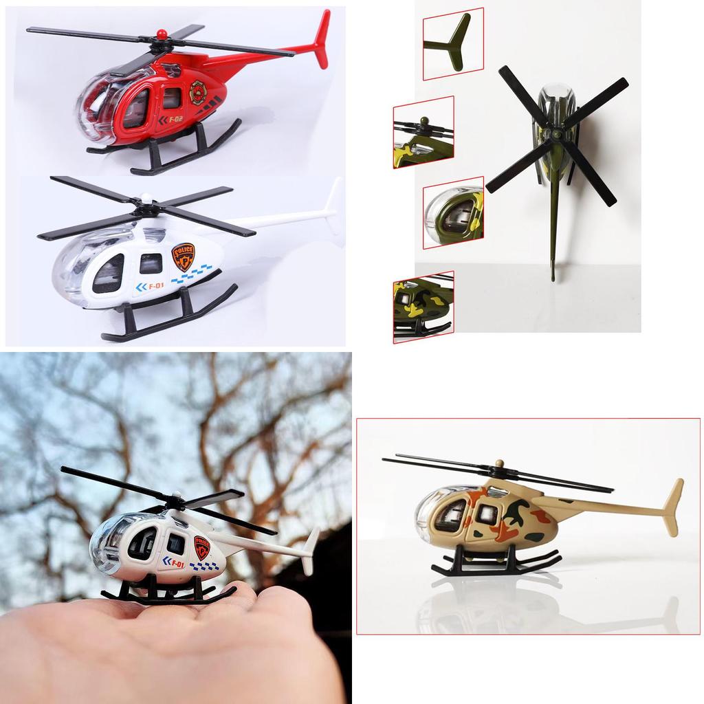Premium Metal Aircraft Toy Realistic Helicopter Fighter Plane Model, Perfect For Boys