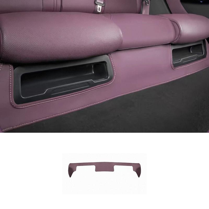 For Xiaomi SU7 2026 Rear Seat Under Protective Mat Leather Anti-kick Pads Interior Modification Accessories