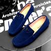 Fashion Slip-ons Men Casual Flats Outdoor Moccasin Men Walking Shoes Leather 2025 New High Quality Loafers Handmade Male Dress Shoes