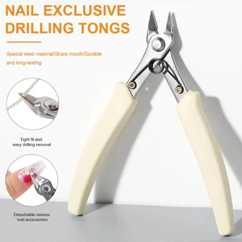 Heavy-duty Professional Nail Clipper Pointed Nose Zircon Jewelry Cutting Machine  Jewelry Making