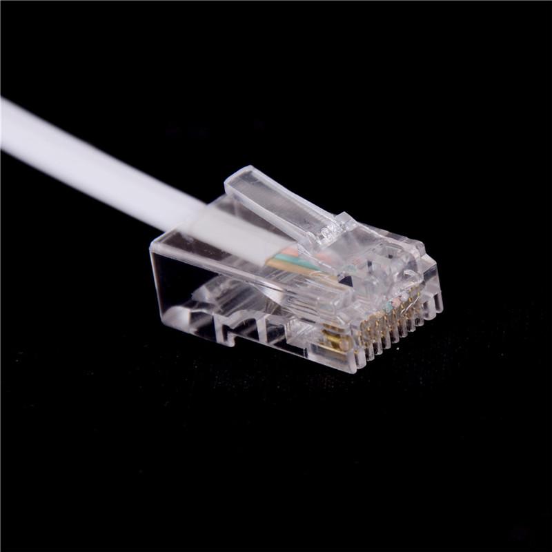 Rj11 6P4C "мама" к Ethernet Rj45 8P8C "папа" адаптер-переходник F/M кабель-телефон