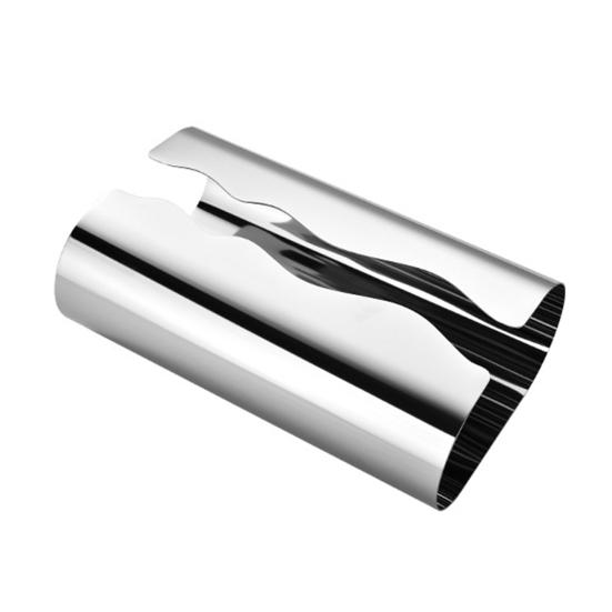 Stainless Steel Tissue Box, with Irregular Wavy Grooves Design, Smooth Paper Extraction Waterproof Tissue Holder for Kitchen