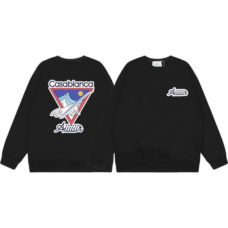 Unisex Oversized Cotton Graphic Print Crewneck Sweatshirt Winter Casual Wear