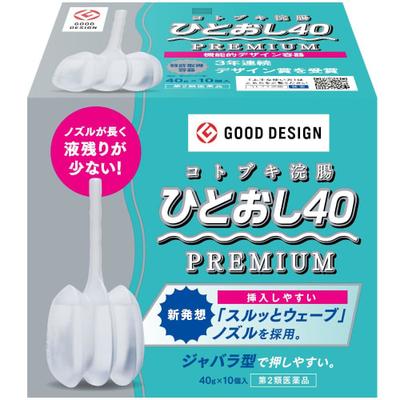 [Лекарство категории 2 для безрецептурного отпуска] Клизма Котобуки 40, 40 г x 10