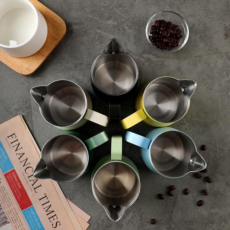 Кувшин для латте из нержавеющей стали: Питчер для взбивания молока для латте-арта