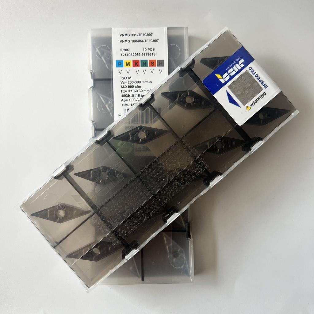 ISCAR / VNMG160404-TF IC907 / Промышленные сменные твердосплавные пластины 10 шт.