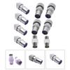 10xFemale Male TV Antenna Connection Head Connector Plug Coaxial TV Aerial Couplers Female Radio Frequency Adapter