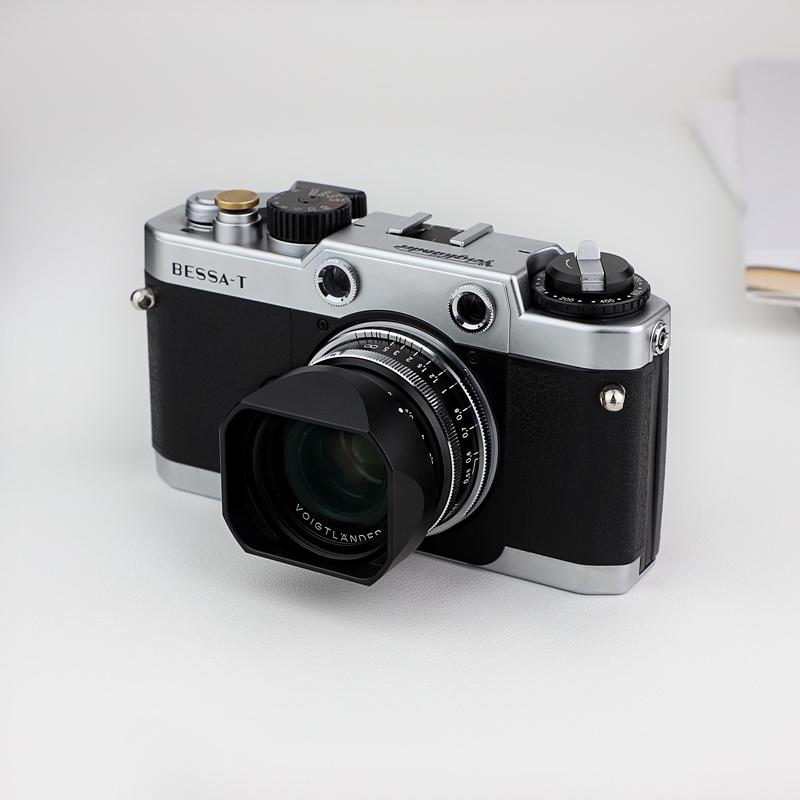 Haoge Square Metal Lens Bayonet Hood for Voigtlander 35mm F2 35mm F1.5 28mm F2.0 Type I & II ULTRON Leica VM Mount Lens