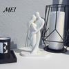 Polished Corner Sculpture Abstract Human Body Statue, Female Figurine Embracing Love Sculpture, 3D One-Piece Molding Seamless Splicing Art Statue