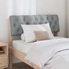 Upholstered Headboard Light Grey 90 cm Solid Pine Wood