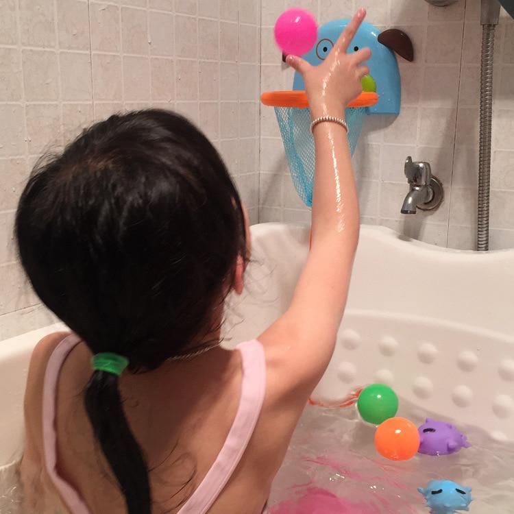 Ванна Стрельба Баскетбол Отскок Игрушка Вода Плавание Водные Игрушки Играть Развивающие Детские Игрушки Для Ванны
