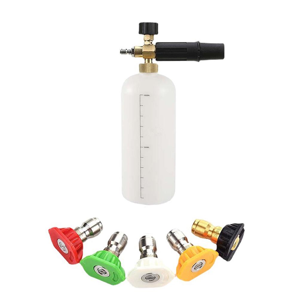 Пистолет для мойки высокого давления 4350PSI с насадками для мойки высокого давления Аксессуары для мойки пола автомобиля Инструменты для мытья окон