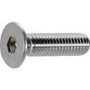 TRUSCO Hexagon Socket Flat Head Bolt Stainless Steel M6 X 40 12 Pieces B129-0640