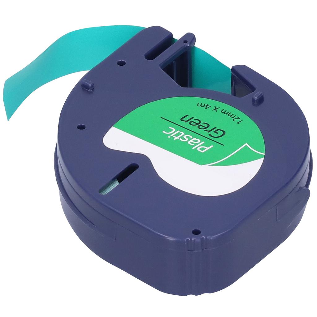 Label Tape Replacement for DYMO LETRATAG Machine Ribbon DIY Print Accessories12mm X 4meterBlack