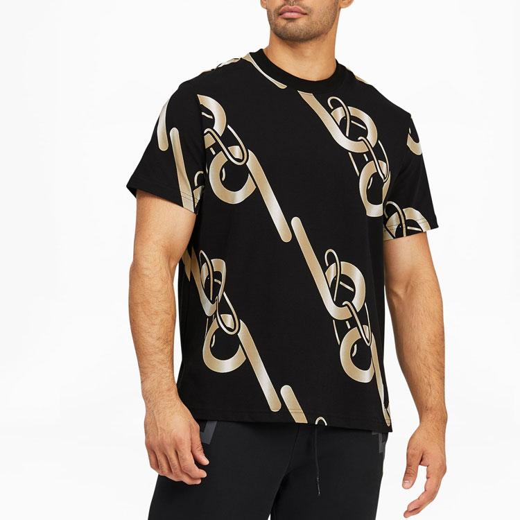 PUMA Set in Sleeve T Shirt Men's Black (Unisex) T-Shirts 532151 01