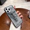 Фильм ужасов Черный P-Телефон Для IPhone 16 15 11 12 13 14 17 Pro Max PLUS Pro Мягкий Гофрированный Силиконовый Задний Чехол для Телефона
