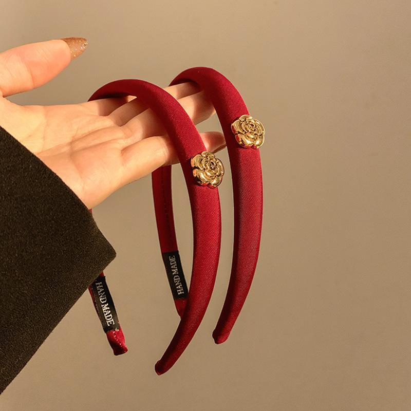 Повязка на голову вафельная конфетного цвета: Высокая тулья, Улучшенная губка для умывания лица, Широкий обруч для волос для ранней весны.