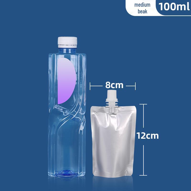 Пакет с носиком из алюминиевой фольги для жидкостей: Пакет дой-пак для супа, соевого молока и соусов