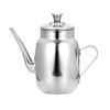Stainless Steel Oil Can Leakproof Soy Sauce Vinegar Bottle Dispenser Seasoning Storage Container