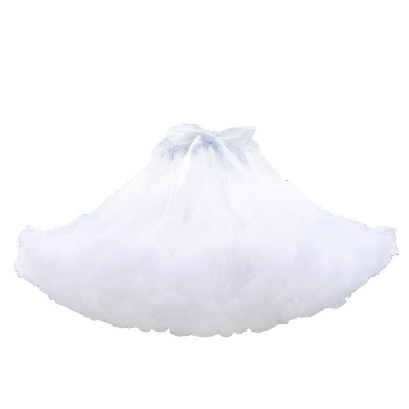 Юбка Fluffy Cloud Lolita JK для детей - нижняя юбка без косточек с мягкой марлей для свадеб и особых случаев