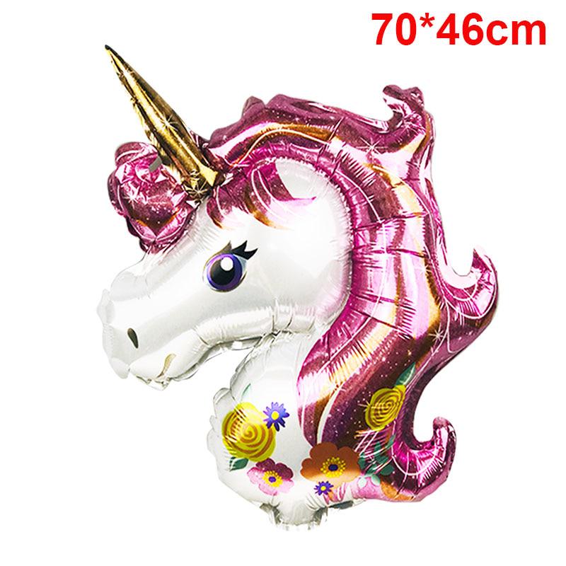 Balloons Helium Flying Ballon Birthday Party Decorations Kids Babyshow Ballon Foil Unicorn Baloon