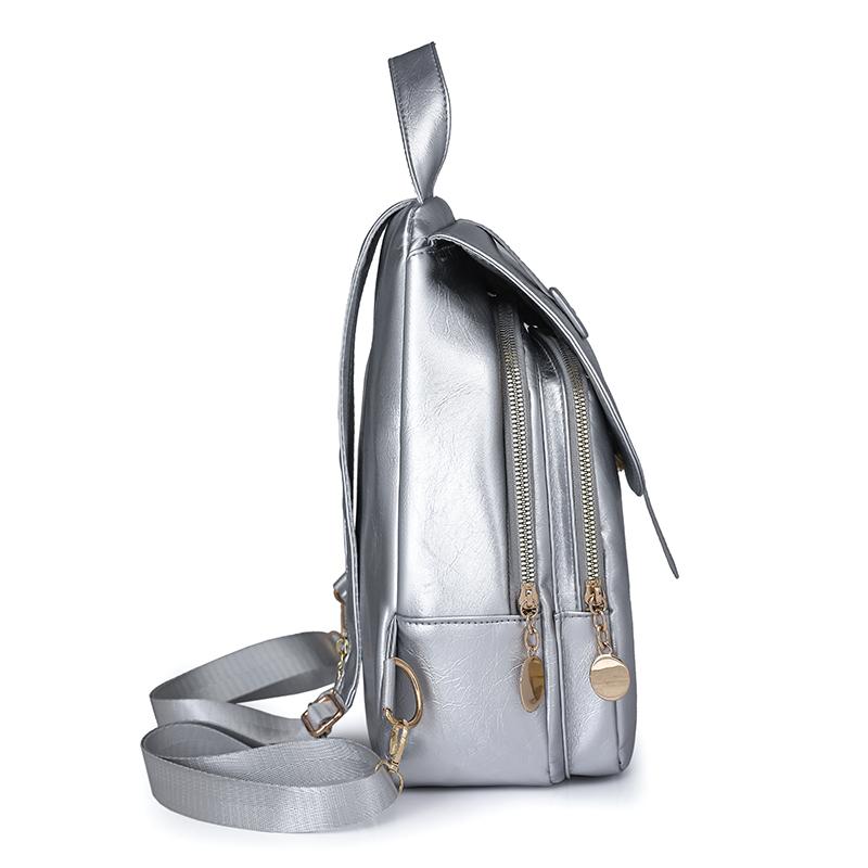 Рюкзак большой вместимости, женский рюкзак из полиуретана, дорожная сумка