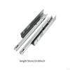 2 Pieces Drawer Slides Under Mount Glide Hide Drawers Track for Bath