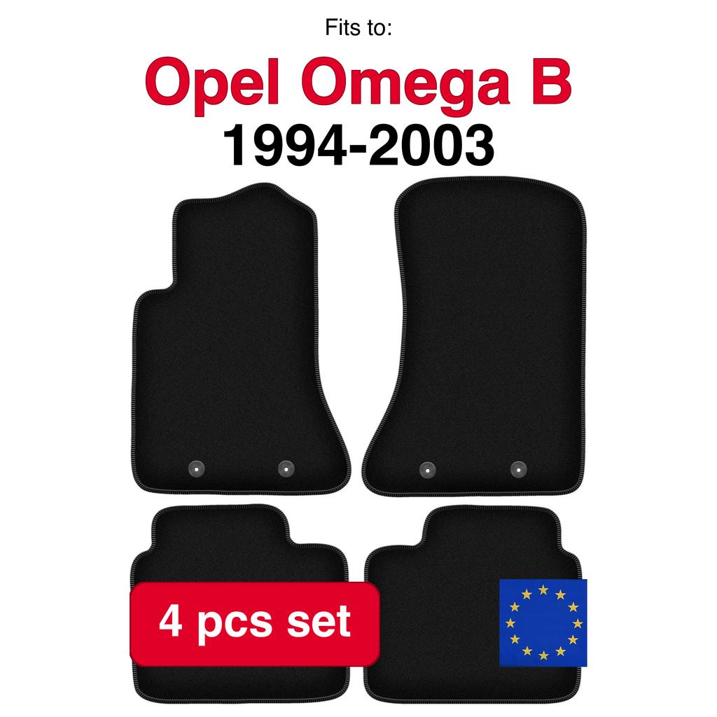 Velour Floor Mats Basic For: Opel Omega B Sedan, Wagon (1994-2003)