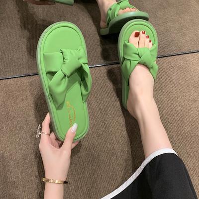 Тапочки повседневные летние женские туфли низкие женские пляжные тапочки роскошные резиновые туфли на мягкой подошве 2024 года туфли для женщин тапочки