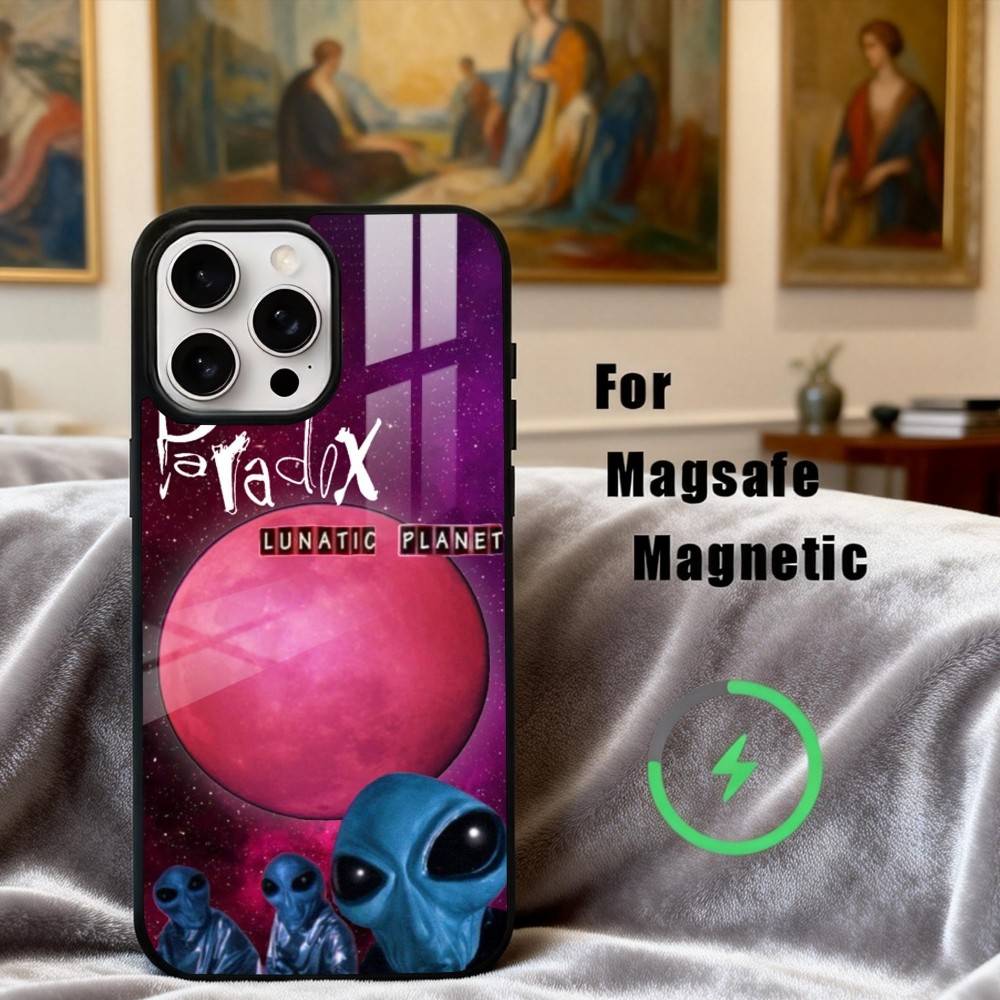 Punk T-The P-Paradox Band Phone Case For iPhone17,16,15,14,13,12,11 Plus,Pro Max Magnetic For Magsafe Wireless Charging