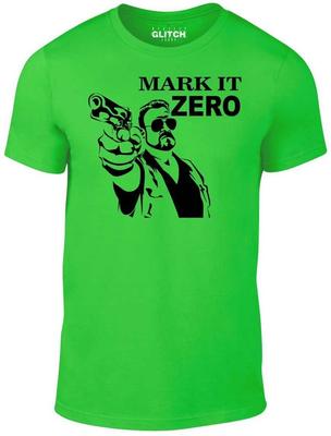 Футболка Mark it Zero - Смешная футболка ретро большой фильм мода лебовски травка шутка