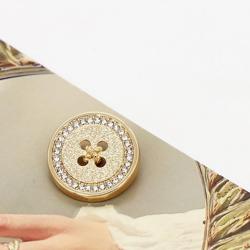 10 шт., креативные пуговицы с хвостовиком, модные металлические пуговицы с алмазными шипами, высококачественные пуговицы, аксессуары для одежды